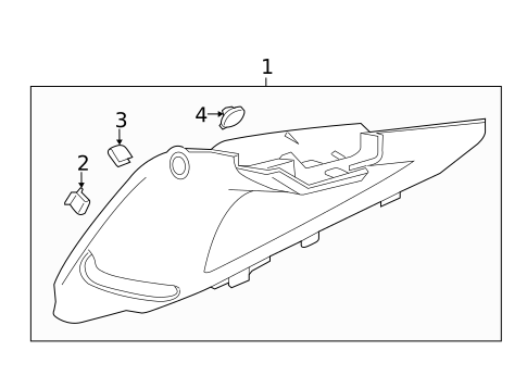 Interior Trim - Quarter Panels for 2015 Chevrolet Corvette #1
