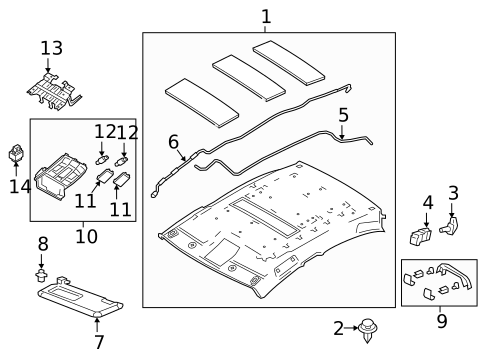 Interior Trim - Roof for 2016 Scion iA #0