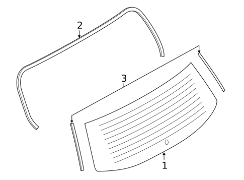 Back Glass for 2018 Ford EcoSport #0
