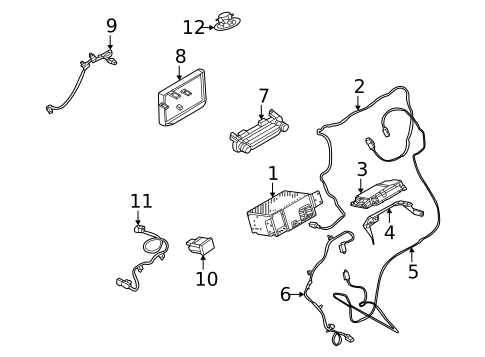 Antenna & Radio for 2025 Ford Bronco Sport #1