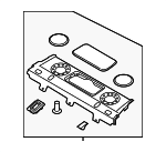 856203N670NYM - Body: Pkg Tray Trim for Hyundai: Equus Image