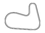 PY0115909A - Cooling System: Serpentine Belt for Mazda: 3, 6, CX-30, CX-5, CX-50, CX-9 Image