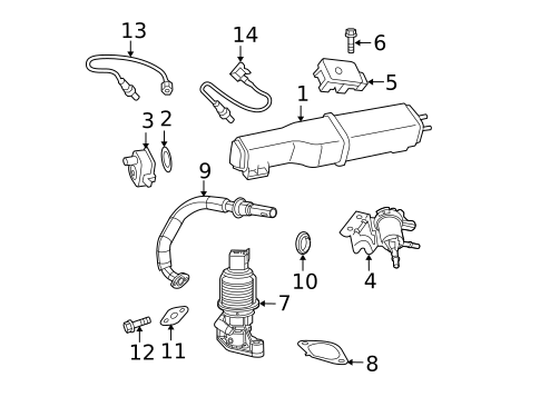 EGR & Related Components for 2012 Ram 1500 #0