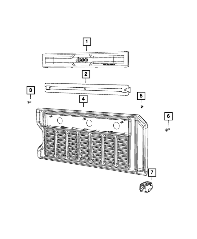 68672513AA - Interior Trim: Clip for Mopar Image image