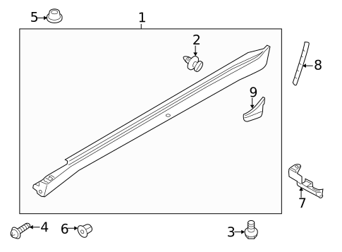Exterior Trim - Pillars for 2011 INFINITI M56 #1