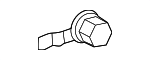 90311TBAA00 - Body: Front Reinforced Nut Plate for Acura Image
