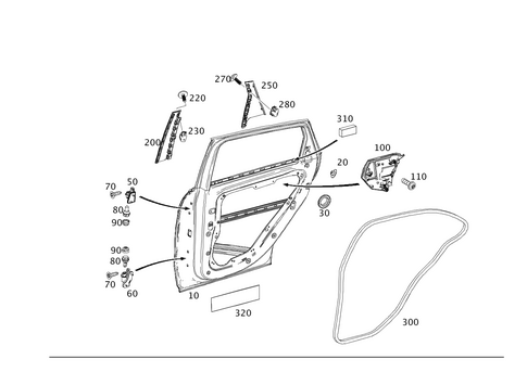 Rear Doors for 2016 Mercedes-Benz B250e #0