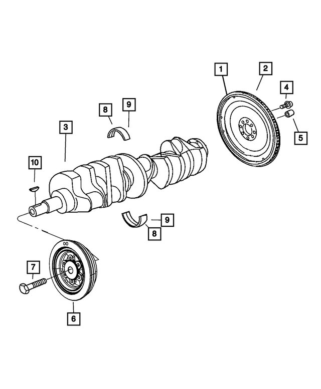 5037695AB - : Crankshaft for Mopar Image