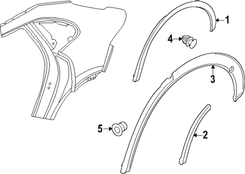 Exterior Trim - Quarter Panel for 2025 Porsche Cayenne #0