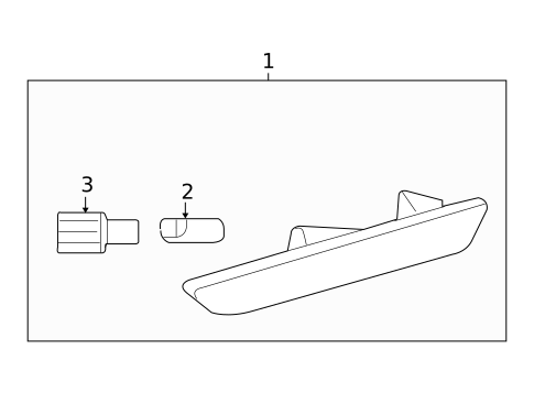 Marker & Signal Lamps for 2010 Ford Mustang #0