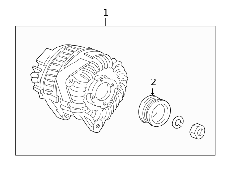 Alternator for 2012 Porsche 911 #1