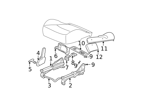 Tracks & Components for 2005 Chrysler PT Cruiser #0