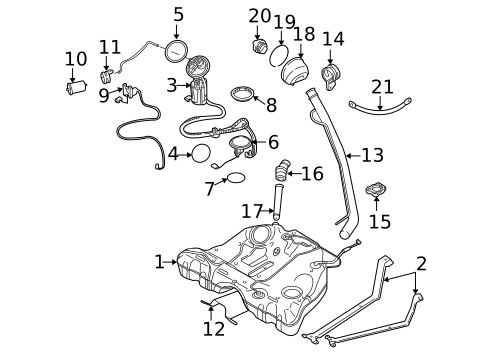 Hardware, Fasteners & Fittings for 2003 Volvo S80 #0