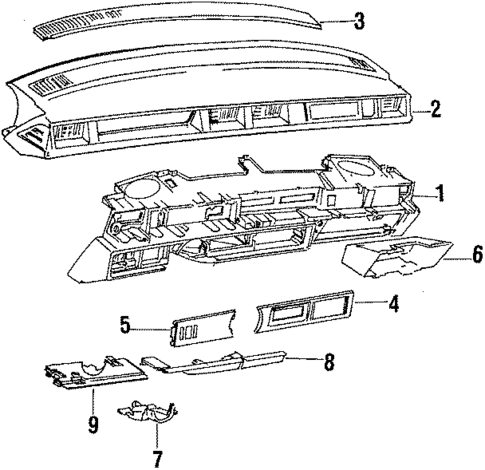 Instrument Panel for 1985 Buick Electra #0