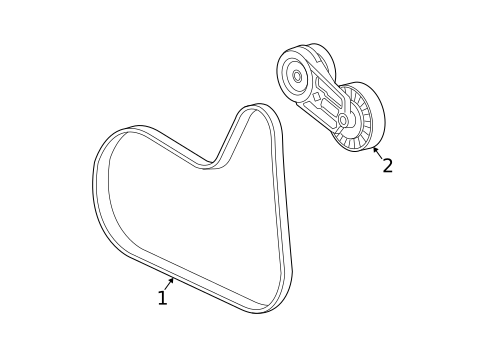 Belts & Pulleys for 2011 Chevrolet Malibu #0
