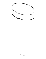 8760289900 - Body: Headrest Guide for Nissan: 350Z, Altima, Juke, Maxima, Murano, NV200, Pathfinder, Quest, Sentra, Versa Image