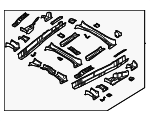 65200R0000 - Body: Floor Crossmember for Kia: Carnival Image