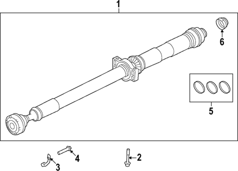Drive Shaft for 2023 Land Rover Range Rover #0