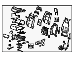 84272228 - Body: Seat Assembly for Cadillac: ATS, CTS Image