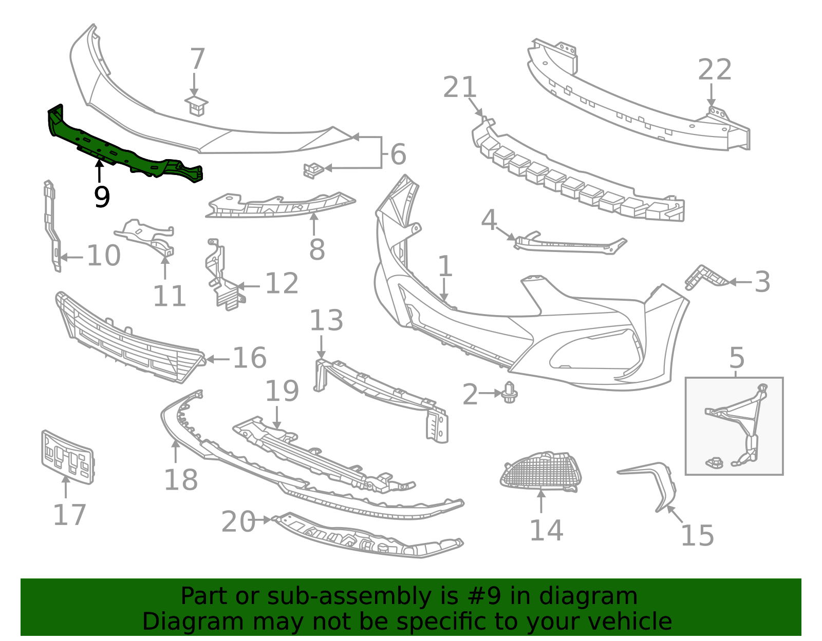 2021-2025 Acura TLX Center Support 71160-TGV-A02 | OEM Parts