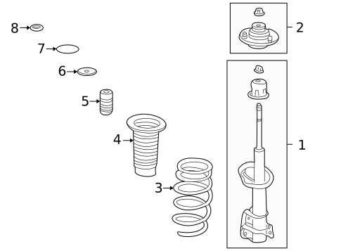 Struts & Components for 2005 Land Rover Freelander #1