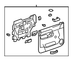 23402960 - Body: Door Trim Panel for Chevrolet: Silverado 1500, Silverado 2500 HD, Silverado 3500 HD | GMC: Sierra 1500, Sierra 2500 HD, Sierra 3500 HD Image