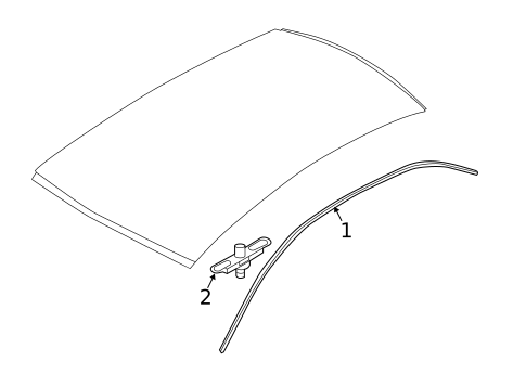 Exterior Trim - Roof for 2013 Audi A4 #0