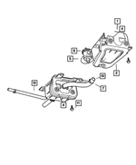 4809511AC - : Vapor Canister Bracket for Mopar Image