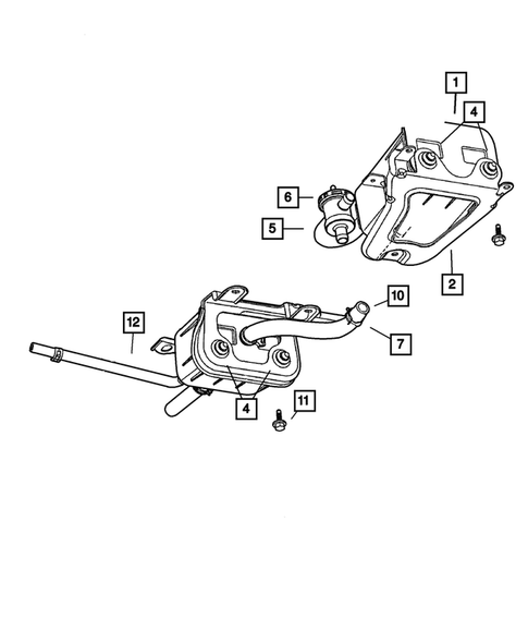 Vacuum Canister for 2003 Dodge Grand Caravan #0