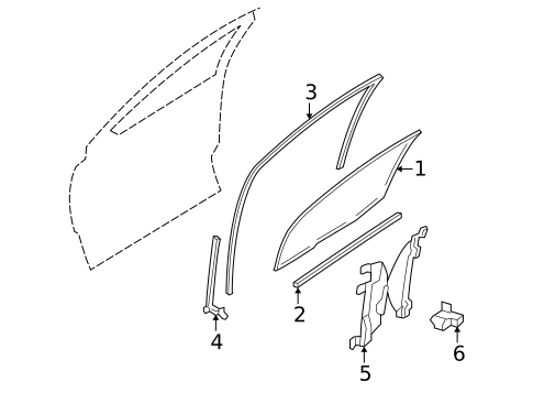 Front Door for 2005 Mercury Montego #1