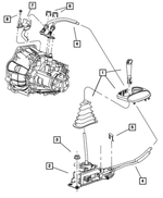 6502720 - Manual Transaxle 5 Speed: Hex Flange Lock Nut for Mopar Image