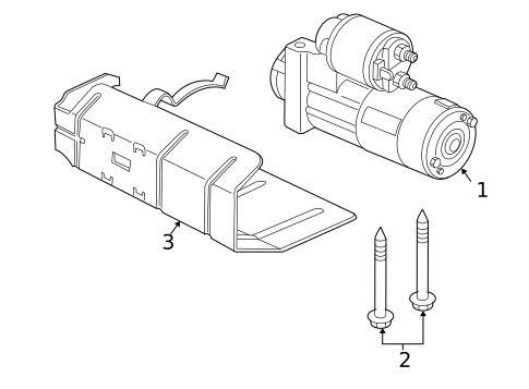 Starter for 2005 Pontiac GTO #0