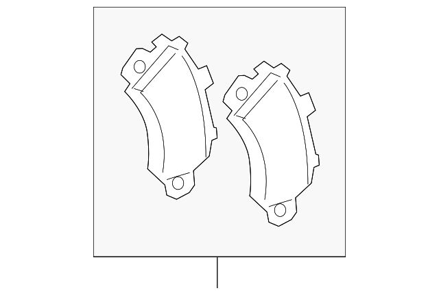 1 Set Of Brake Pads (9Y0-698-151-AT)