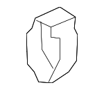 81252SDBA71ZW - Body: Recline Knob for Acura: ILX, MDX, RDX, TL, TLX, TSX, ZDX Image