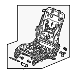 81526T3RA51 - Body: Seat Frame for Acura: ILX Image