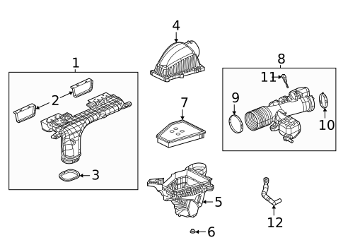 Air Inlet for 2022 Jeep Grand Cherokee L #0
