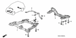 50451S9A000 - Body/Air Conditioning: WEIGHT, RR. CROSS BEAM for Honda Image