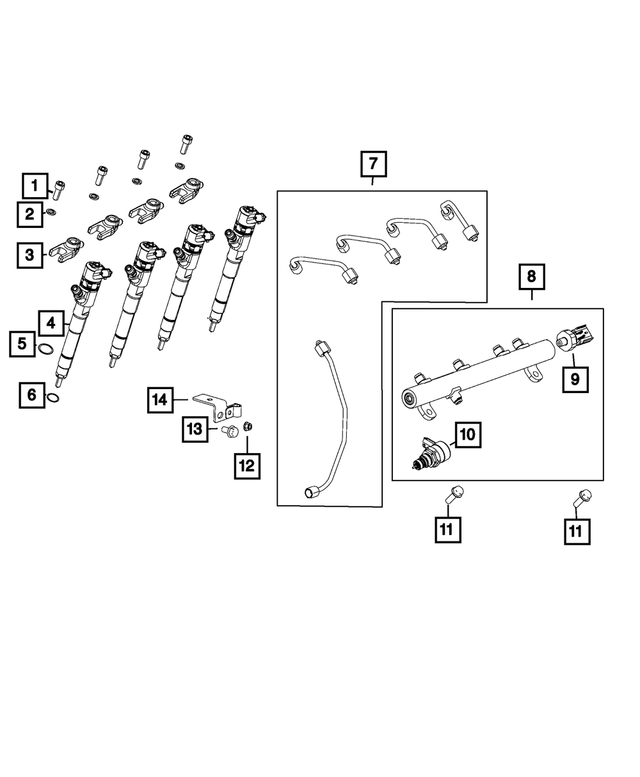 68277255AA - Fuel: Screw for Ram: ProMaster 1500, ProMaster 2500, ProMaster 3500 Image
