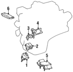 1236150101 - Engine: Front Mount for Lexus: LS400 Image