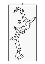 27537AG00A - Electrical: Modulator Bracket for Subaru: Legacy, Outback Image