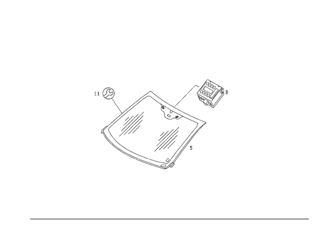 1636700901 - Windows: Windshield for Mercedes-Benz Image image
