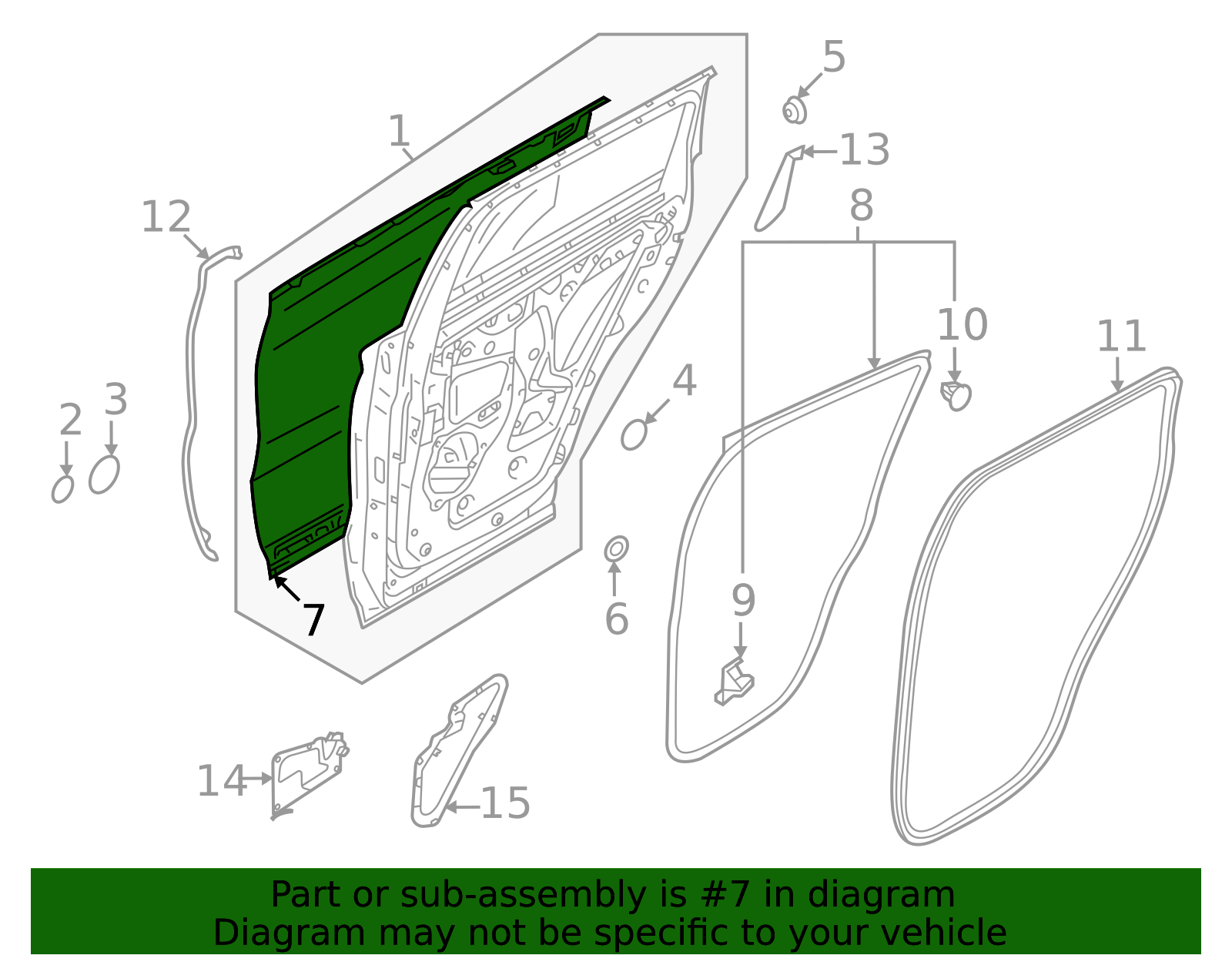 2022-2025 Mitsubishi Outer Panel 82152W100P | Mitsubishi Parts ...