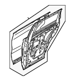 82100W400P - : Door Shell for Mitsubishi: Outlander Image
