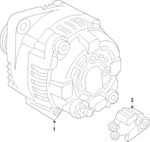 373702S200 - Electrical: Voltage Regulator for Hyundai Image