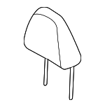 864006RA0A - Body: Headrest for Nissan Image