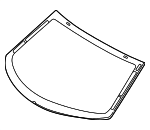 871112D220 - Body: Glass for Hyundai: Elantra Image