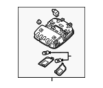 92800G3010TTX - : 2018-2020 Hyundai Elantra GT - Overhead Lamp for Hyundai: Elantra GT Image