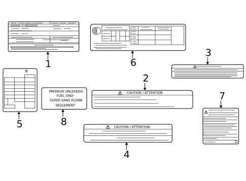 Information Labels for 2024 INFINITI QX55 #0