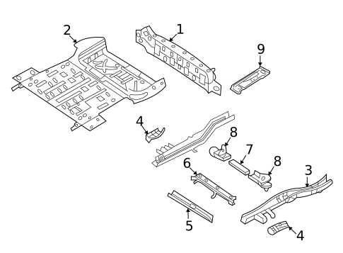 Rear Body for 2006 Kia Sedona #0