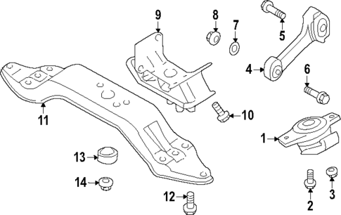 Engine & Trans Mounting for 2025 Subaru Forester #0